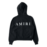 Amiri Black & White MA Core Logo Zip Up Hoodie - Morely TrendsAmiri Type here:)