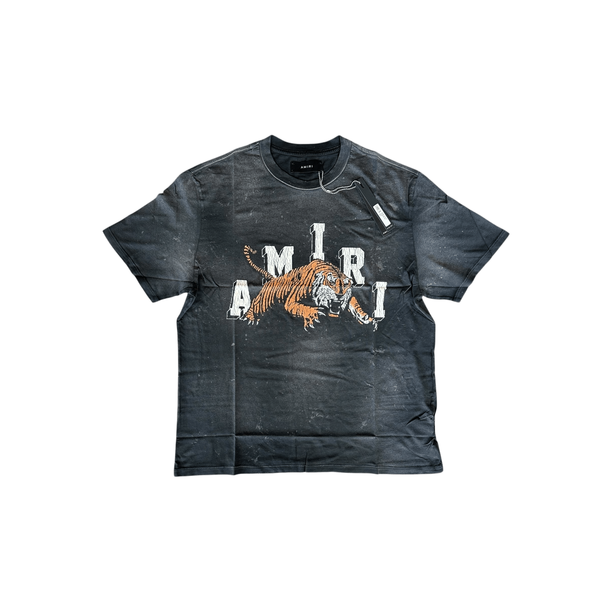 Amiri Black & White Tiger Logo T-Shirt - Morely TrendsAmiri Type here:)