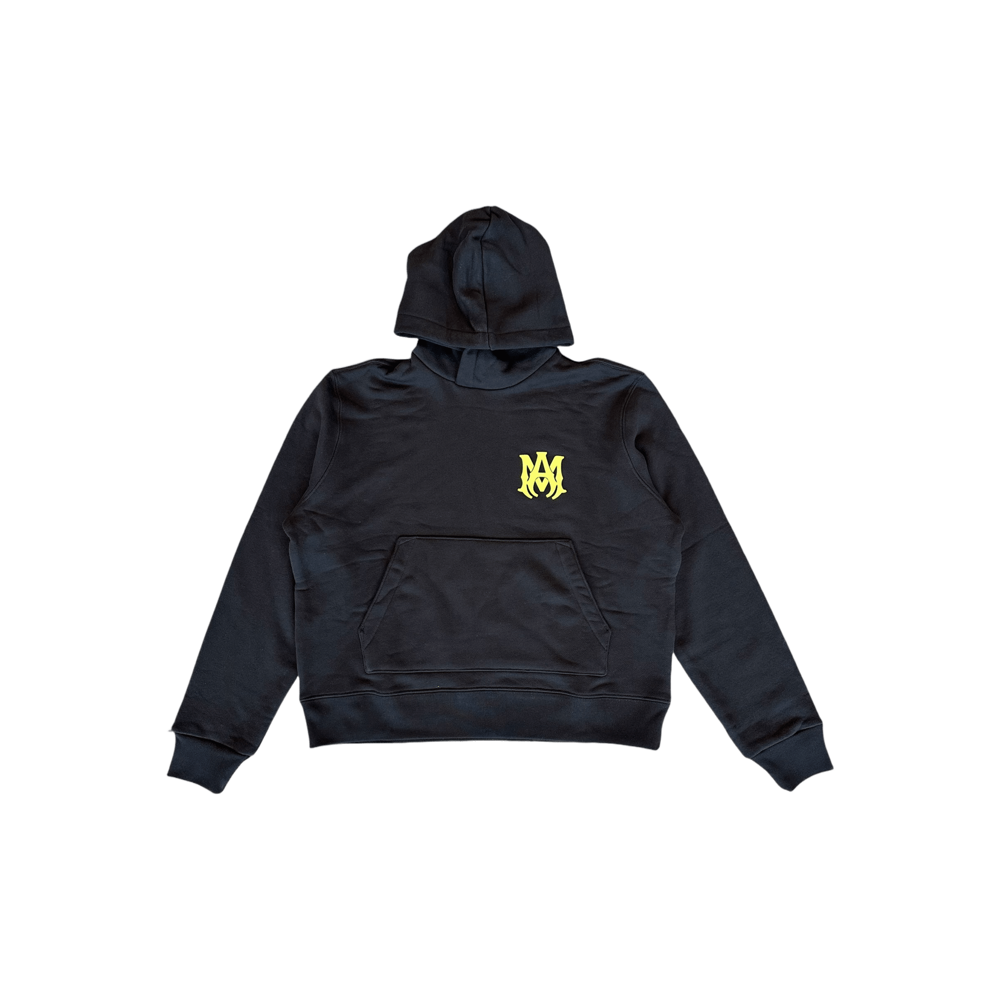 Amiri Black & Yellow MA Logo Hoodie - Morely TrendsAmiri Type here:)
