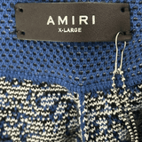 Amiri Blue & White Bandana Basketball MA Logo Shorts - Morely TrendsAmiri Type here:)