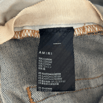 Amiri Clay Indigo & Blue T.G.C.W Distressed Logo Jeans - Morely TrendsAmiri Type here:)