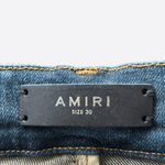 Amiri Deep Indigo Broken Distressed Jeans - Morely TrendsAmiri Type here:)
