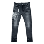 Amiri Faded Black & White Angel Logo Jeans - Morely TrendsAmiri Type here:)