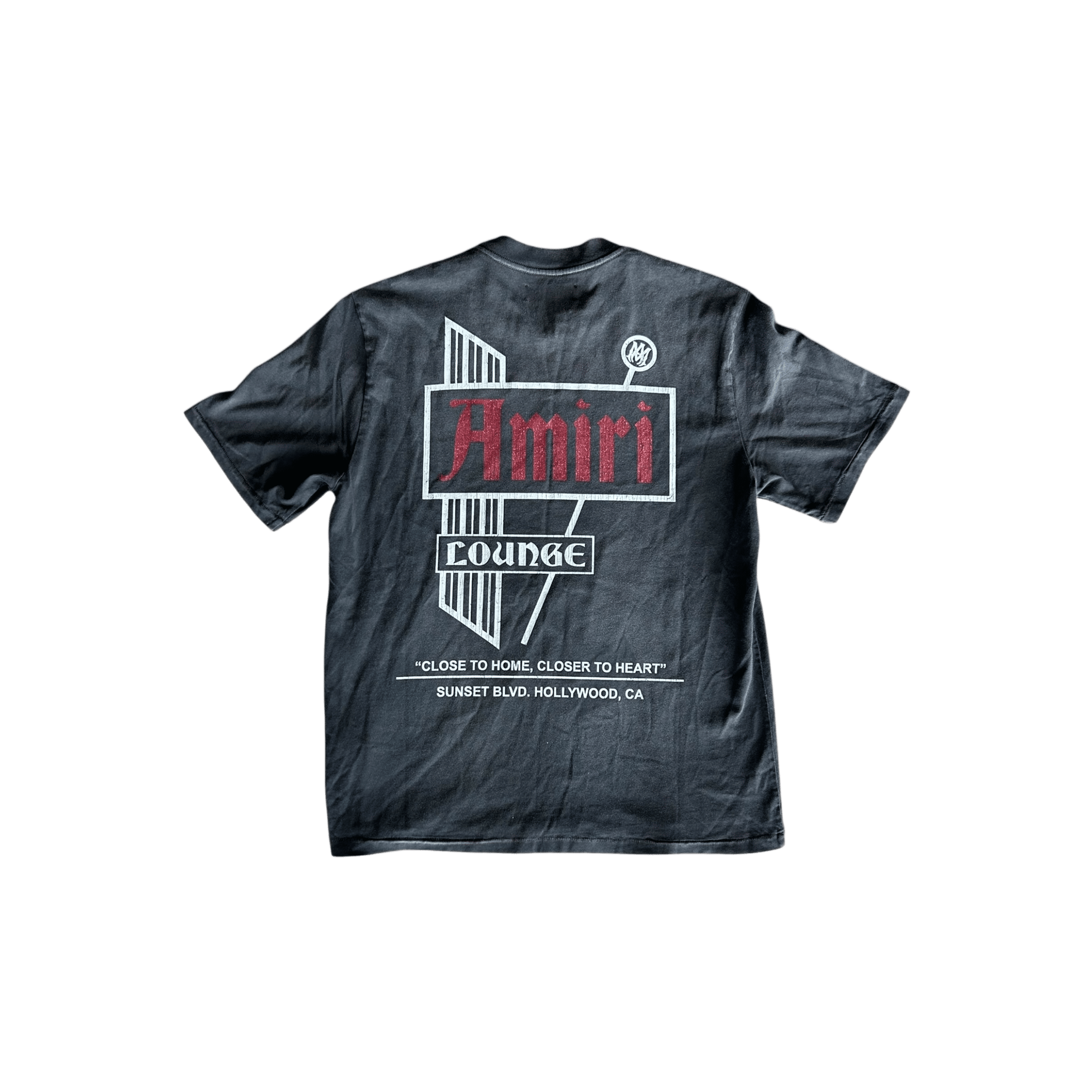 Amiri Faded Black & White Lounge Graphic T-Shirt - Morely TrendsAmiri Type here:)