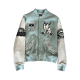 Amiri Frosty Green & White Fighters Varsity Jacket - Morely TrendsAmiri Type here:)