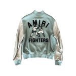Amiri Frosty Green & White Fighters Varsity Jacket - Morely TrendsAmiri Type here:)