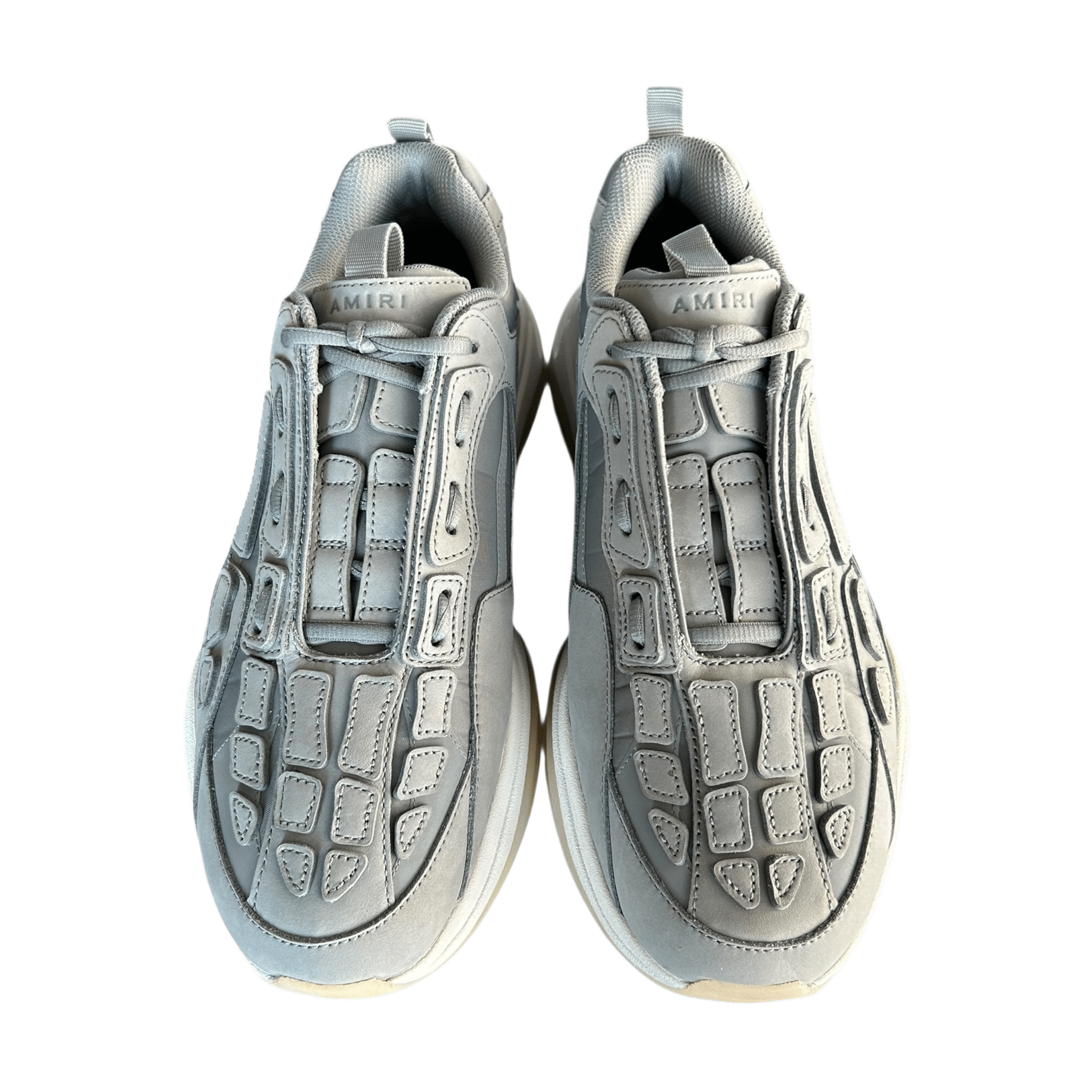 Amiri Grey & White Bones Runners - Morely TrendsAmiri Type here:)