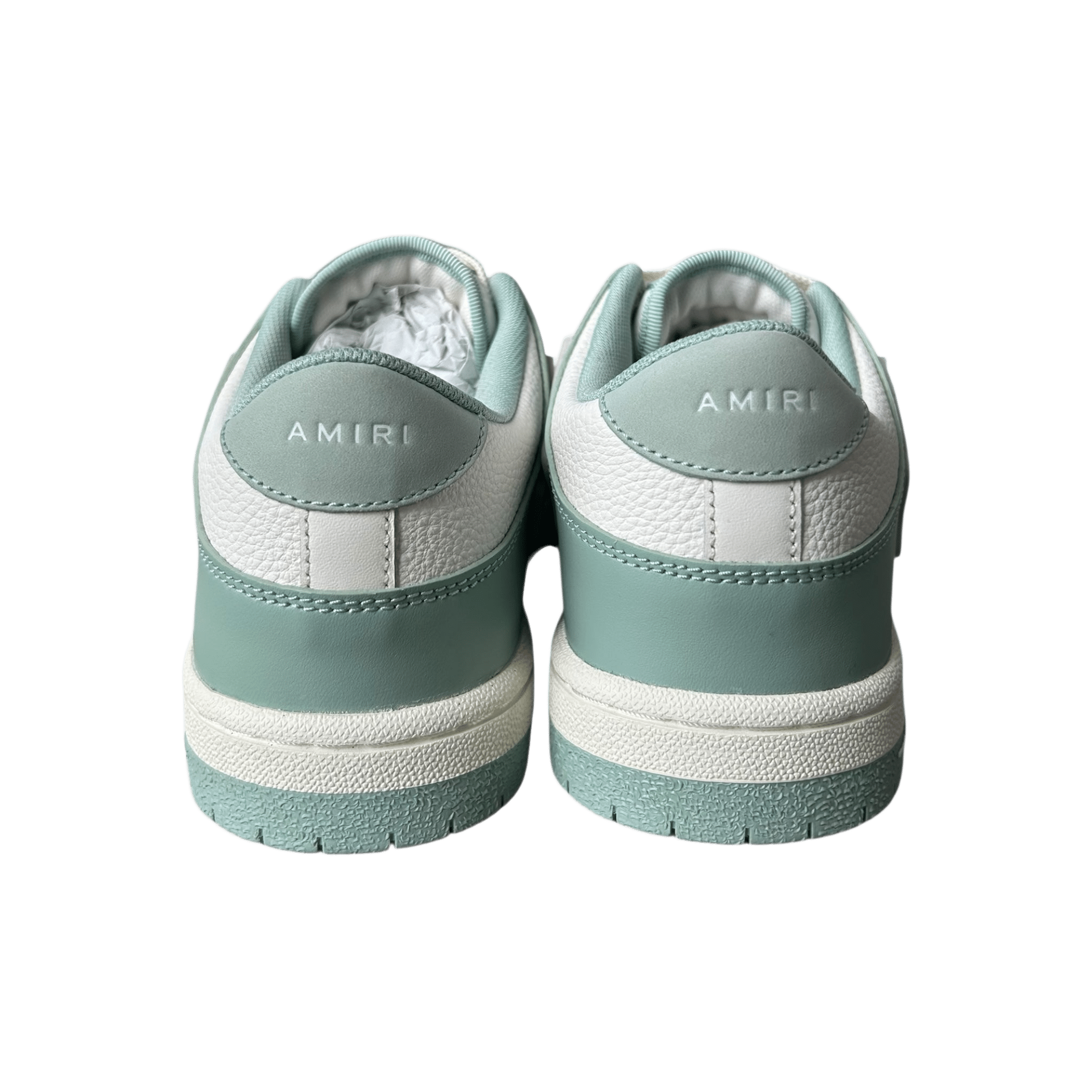 Amiri Mint Green & White Skeleton Low Top Sneakers - Morely TrendsAmiri Type here:)