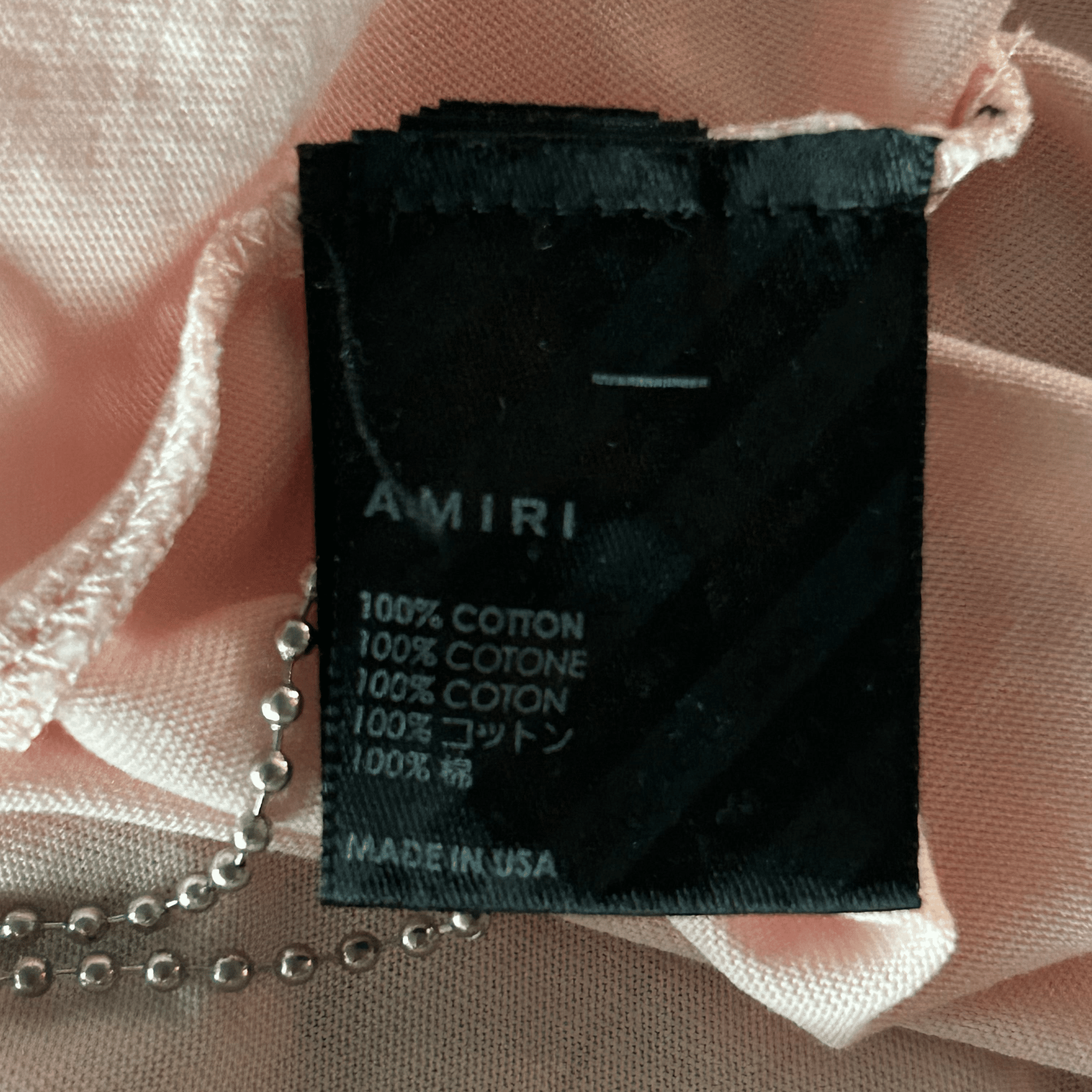 Amiri Pink & Black MA Core Logo T-Shirt - Morely TrendsAmiri Type here:)