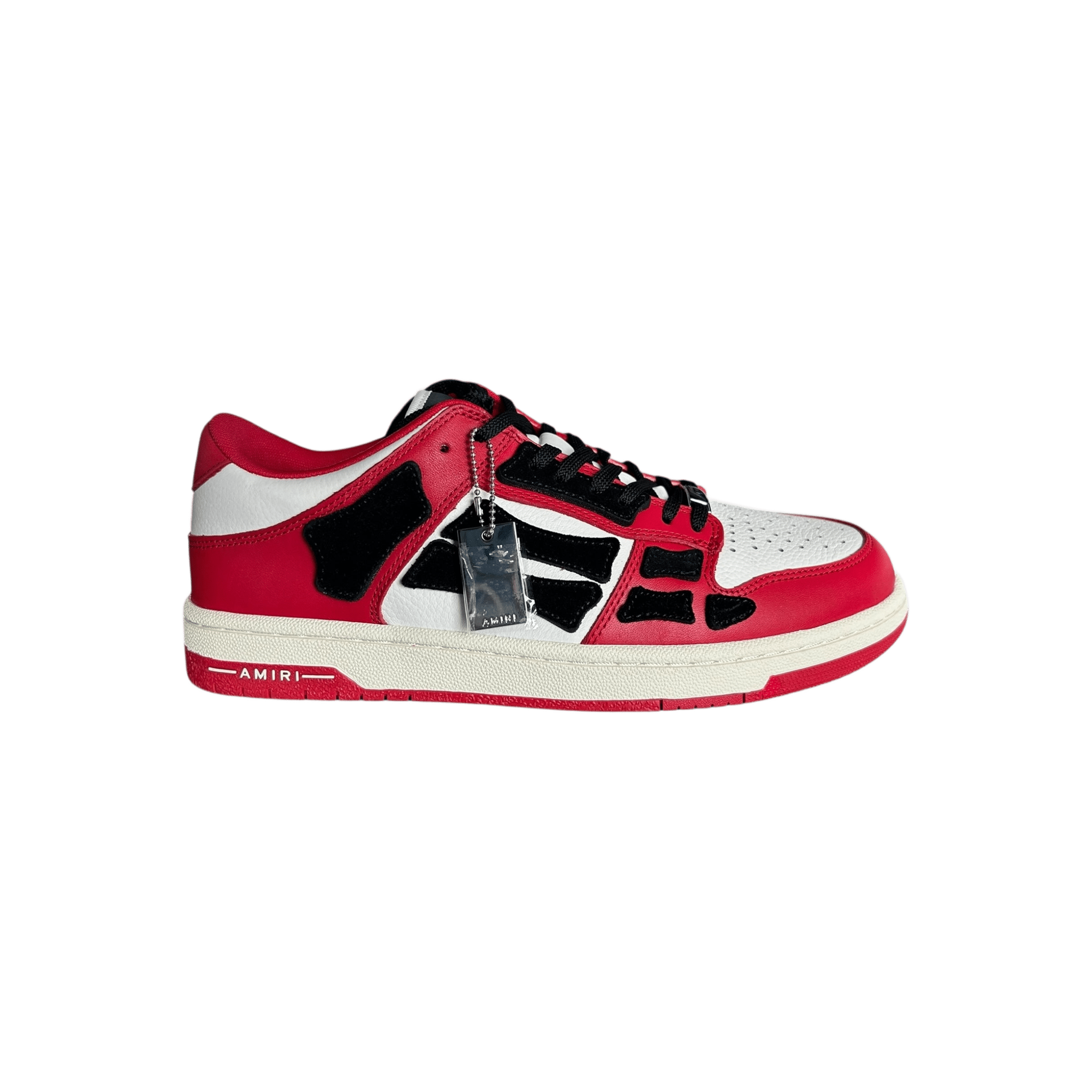 Amiri Red White & Black Skeleton Low Top Sneakers - Morely TrendsAmiri Type here:)