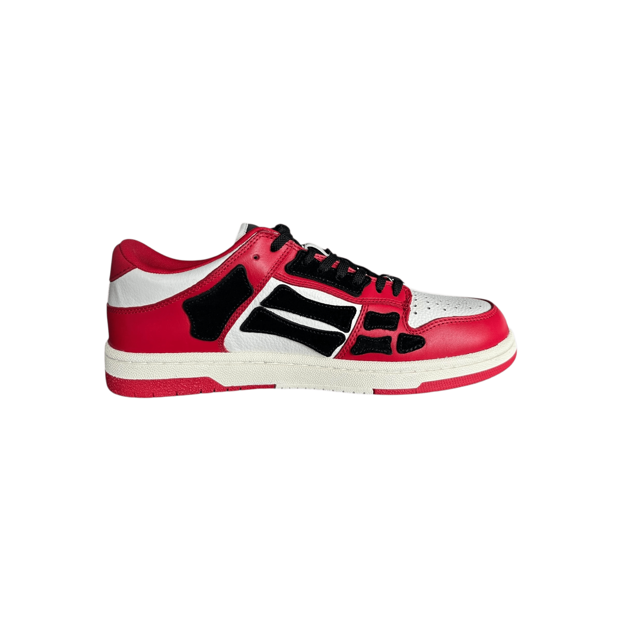 Amiri Red White & Black Skeleton Low Top Sneakers - Morely TrendsAmiri Type here:)