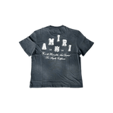 Amiri Vintage Black & White Collegiate Logo T-Shirt - Morely TrendsAmiri Type here:)