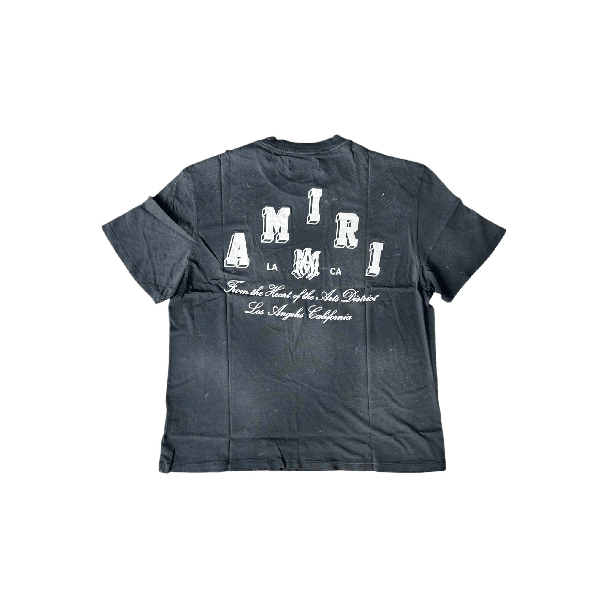 Amiri Vintage Black & White Collegiate Logo T-Shirt - Morely TrendsAmiri Type here:)