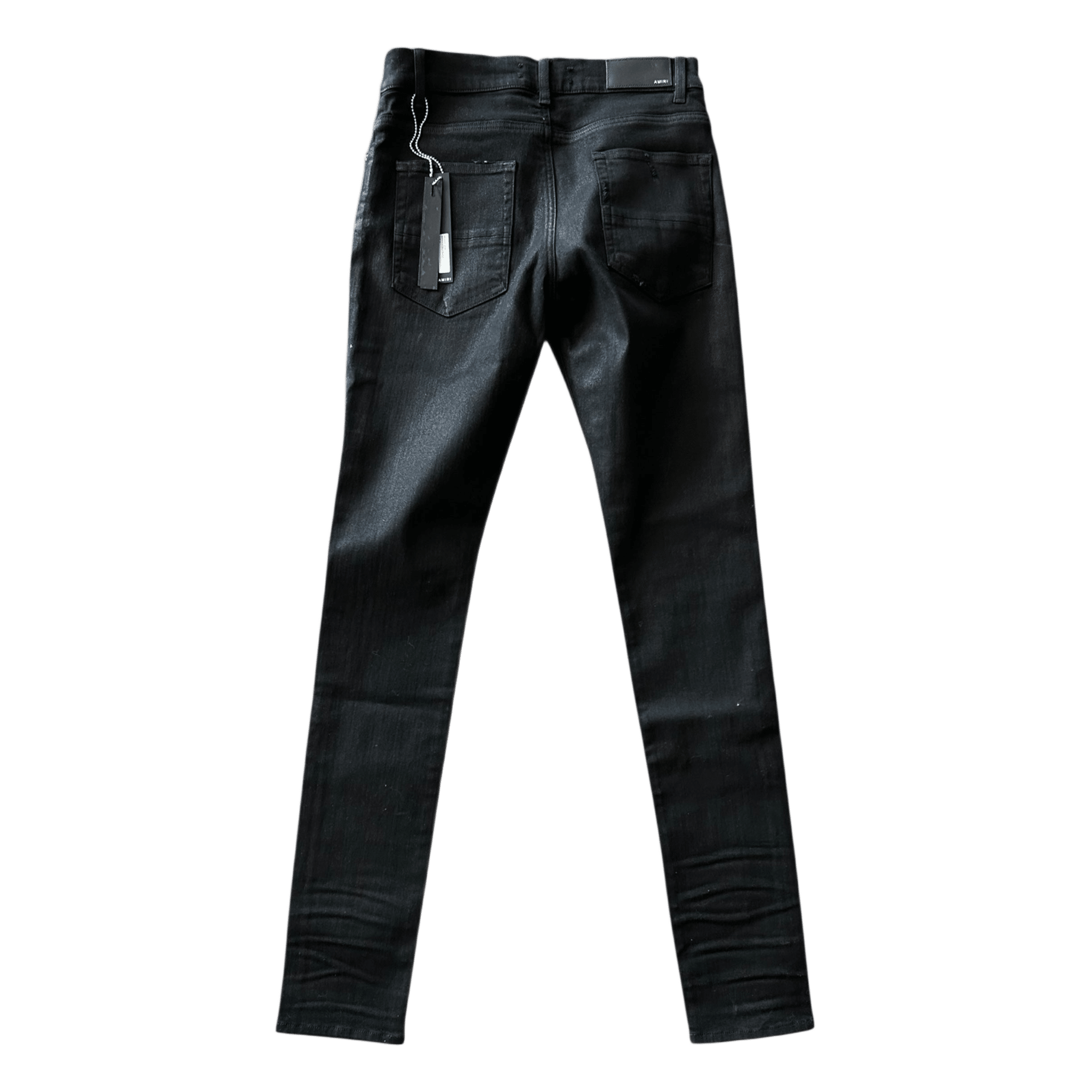 Amiri Washed Black Distressed Knee Jeans - Morely TrendsAmiri Type here:)
