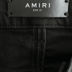 Amiri Washed Black Distressed Knee Jeans - Morely TrendsAmiri Type here:)