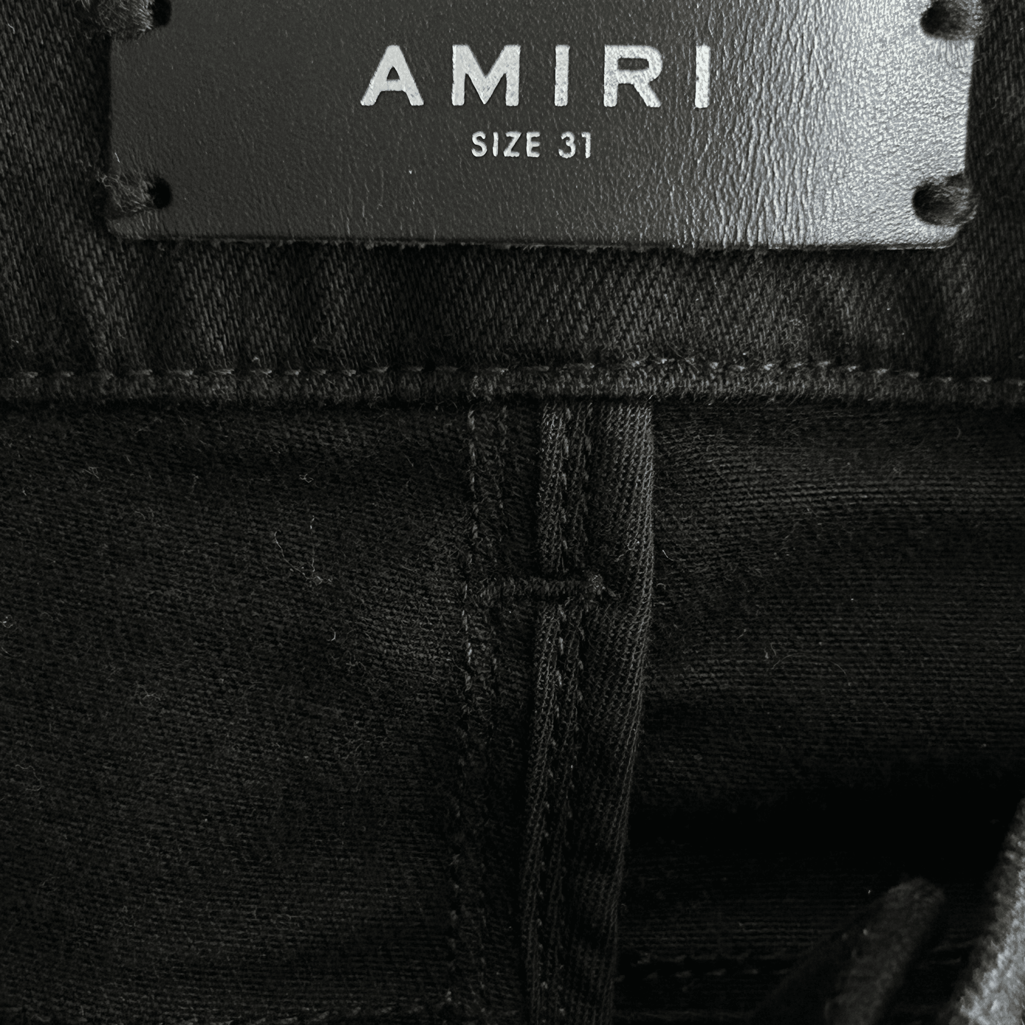 Amiri Washed Black Distressed Knee Jeans - Morely TrendsAmiri Type here:)