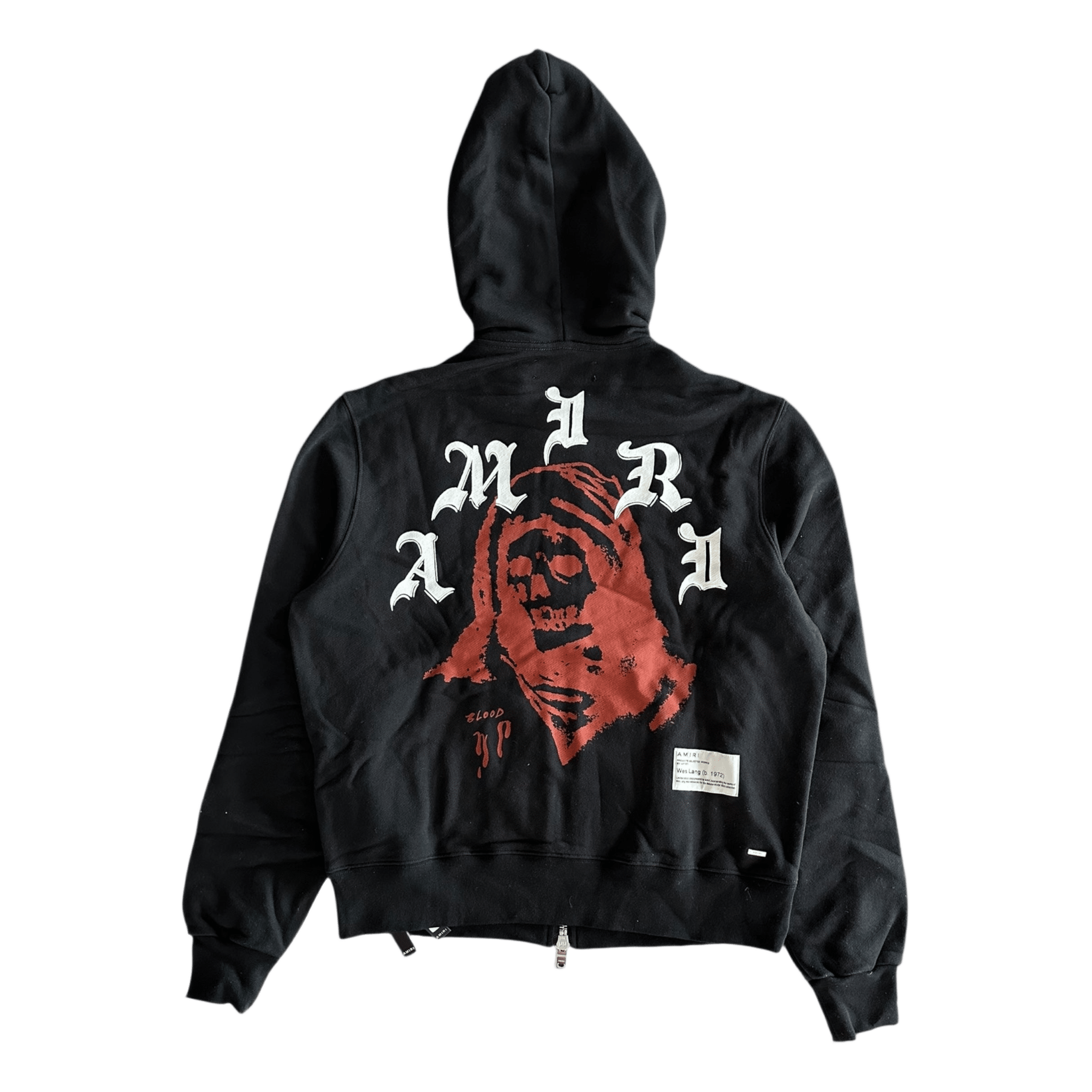 Amiri Wes Lang Black & Red Solar Kings Zip Up Hoodie - Morely TrendsAmiri Type here:)
