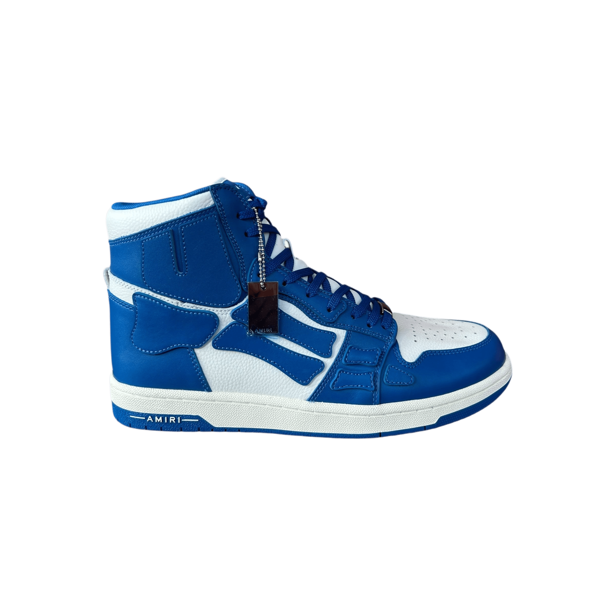 Amiri White & Blue Skeleton High Tops - Morely TrendsAmiri Type here:)