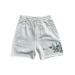 Amiri White Floral Logo Shorts - Morely TrendsAmiri Type here:)