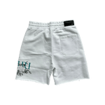 Amiri White Floral Logo Shorts - Morely TrendsAmiri Type here:)
