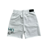 Amiri White Floral Logo Shorts - Morely TrendsAmiri Type here:)