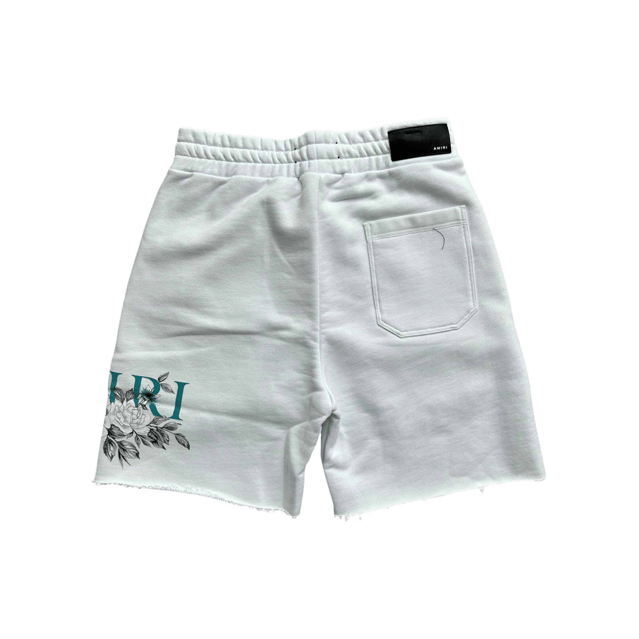 Amiri White Floral Logo Shorts - Morely TrendsAmiri Type here:)