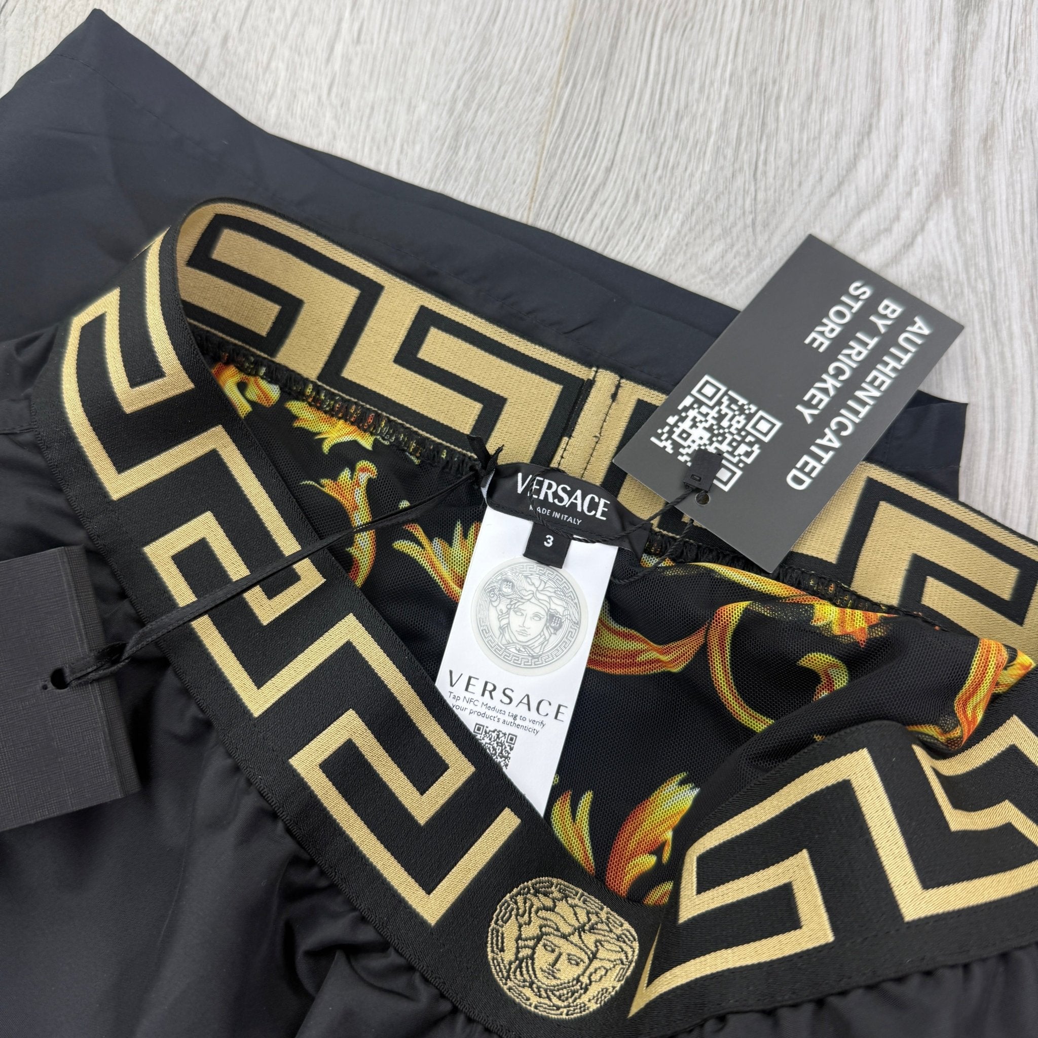 Versace Men’s Black Swim Shorts - Morely TrendsVersace Type here:)