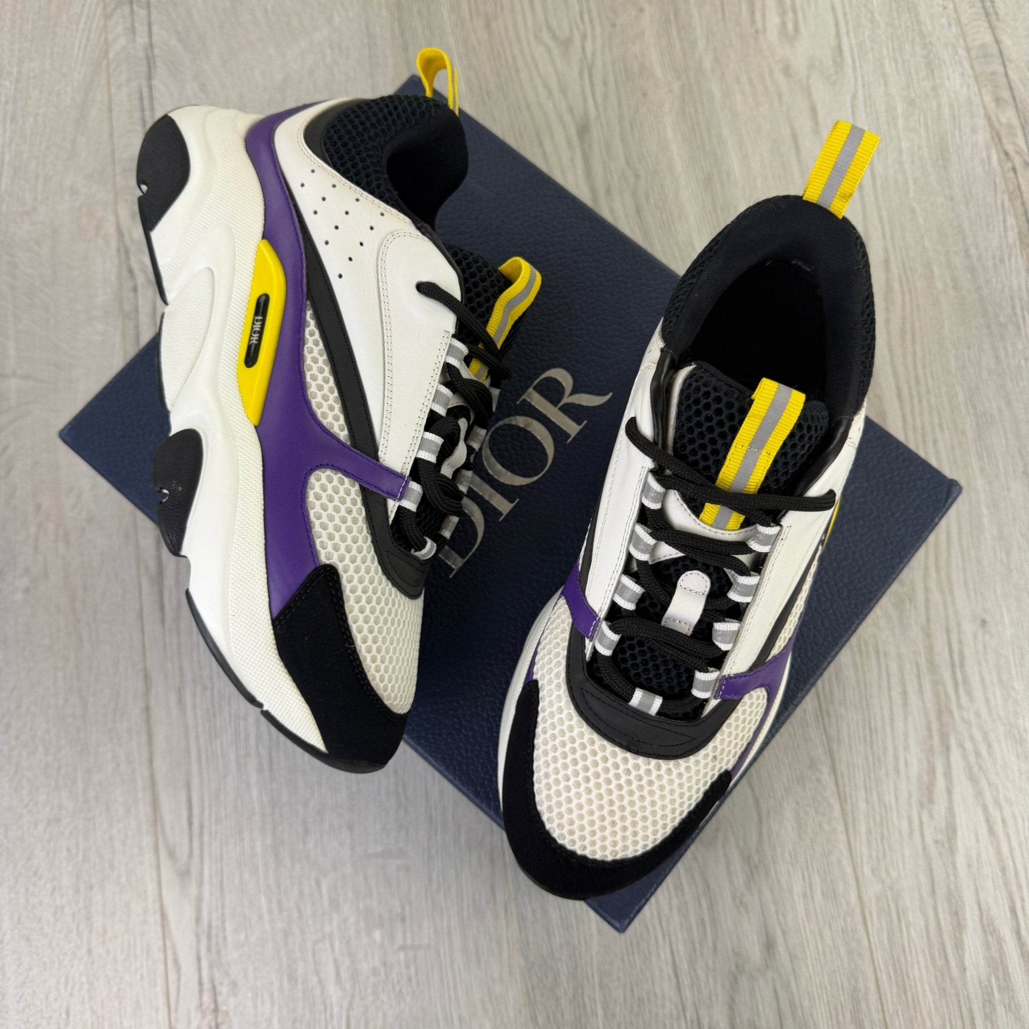Dior B22 Men’s Purple Yellow White Runners - 42 (Fit Uk 7.5) - Morely TrendsDior Type here:)