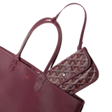 Goyard Anjou PM Bag Burgundy