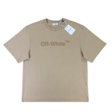 Off White Men’s Beige T-shirt - Medium - Morely TrendsOff white Type here:)