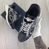 Dior B30 Men’s Navy CD Trainers - 44 (Uk 10)