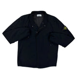 Stone Island Men’s Black Soft Shell Bomber Jacket - Large