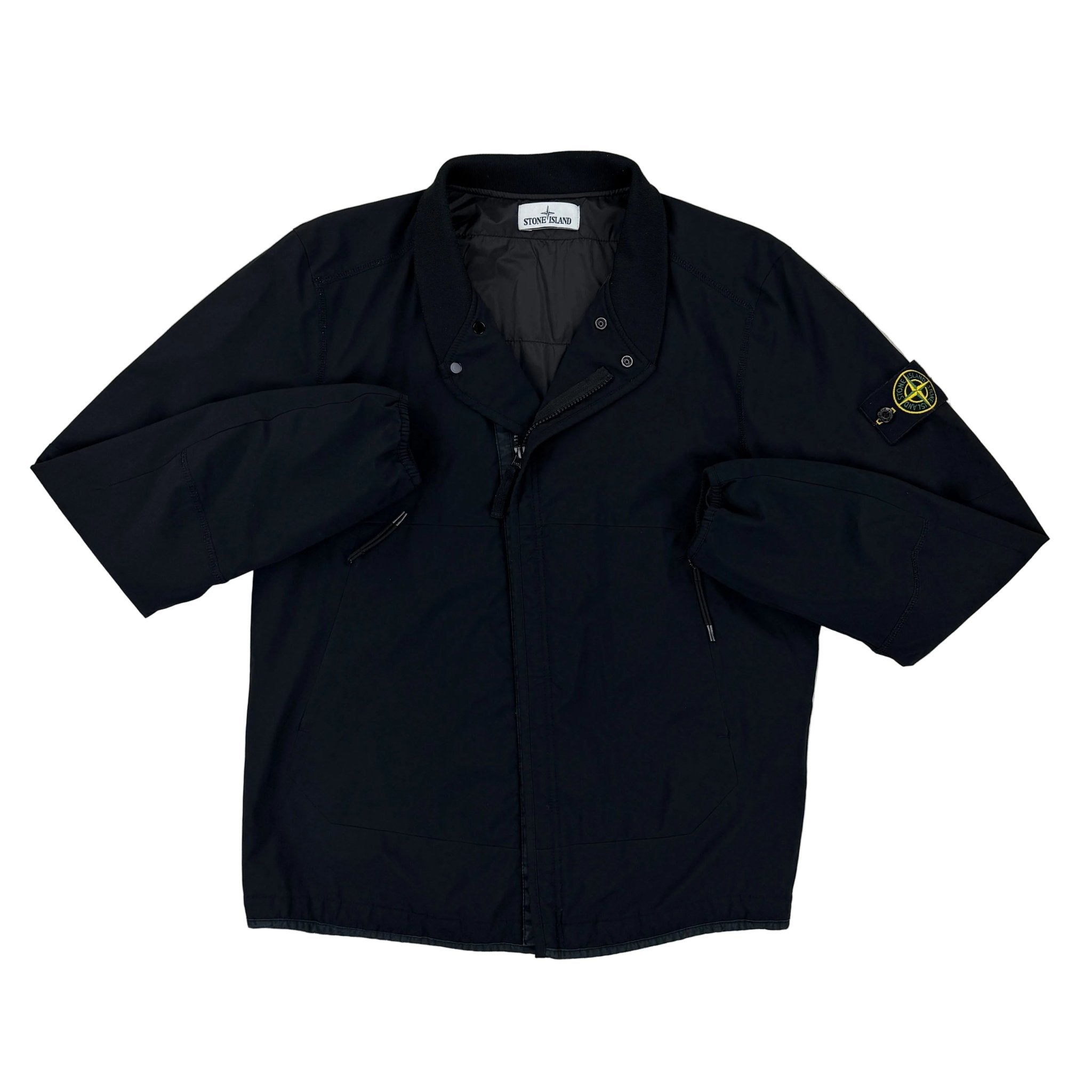 Stone Island Men’s Black Soft Shell Bomber Jacket - Large - Morely TrendsStone Island Type here:)