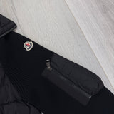 Moncler Men’s Black Maglia Tricot Cardigan - XL Slim