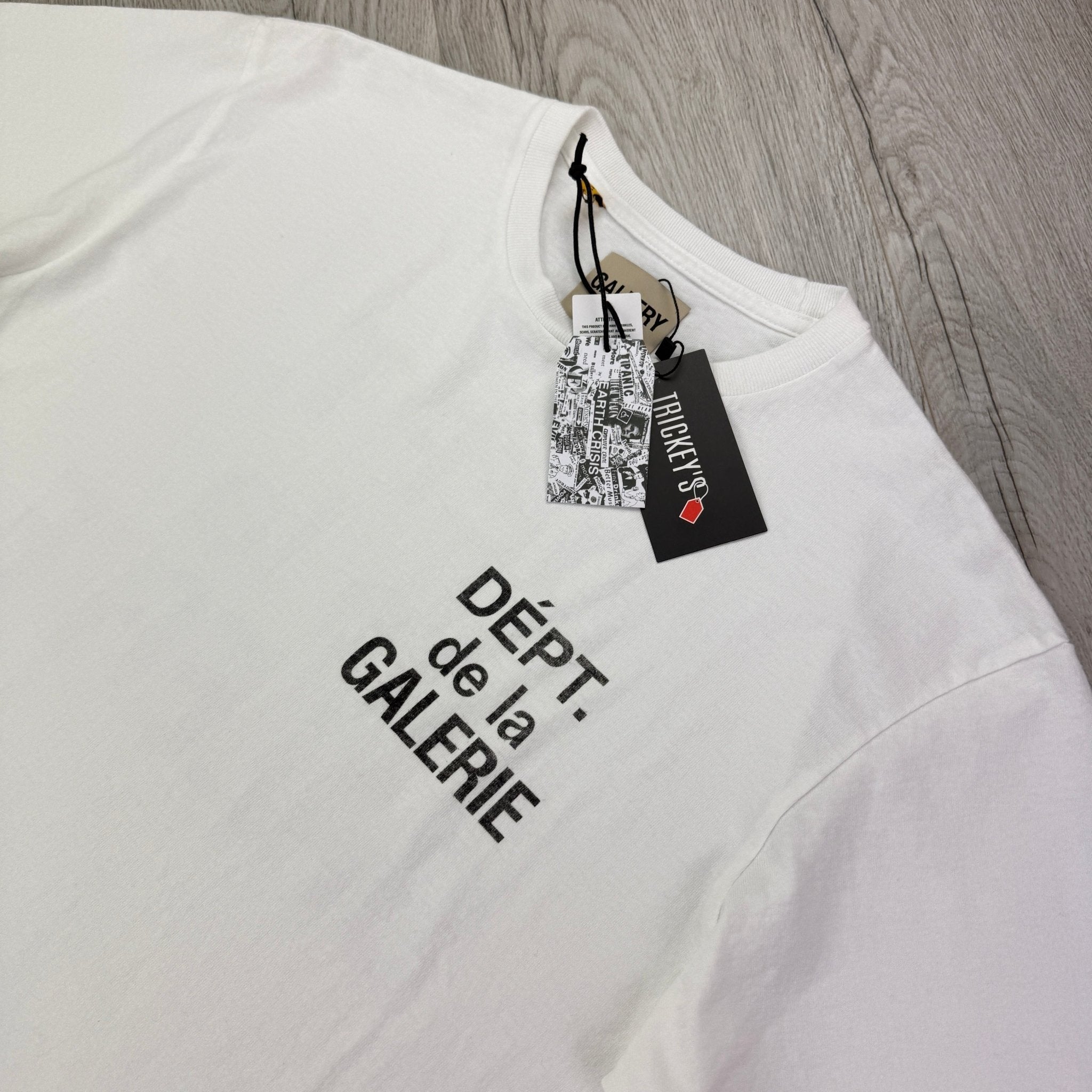 Gallery Dept Men’s White T-shirt - Oversized - Morely TrendsGallery Dept Type here:)