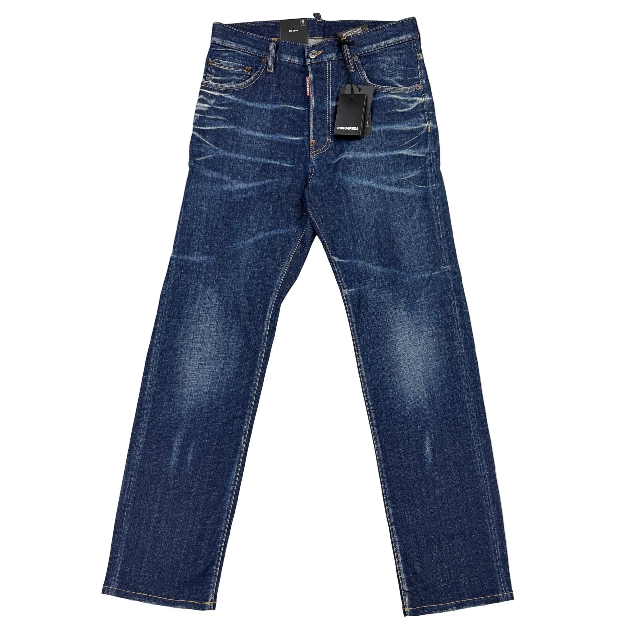 Dsquared2 Men’s Blue 642 Straight Jeans - Morely TrendsDsquared2 Type here:)