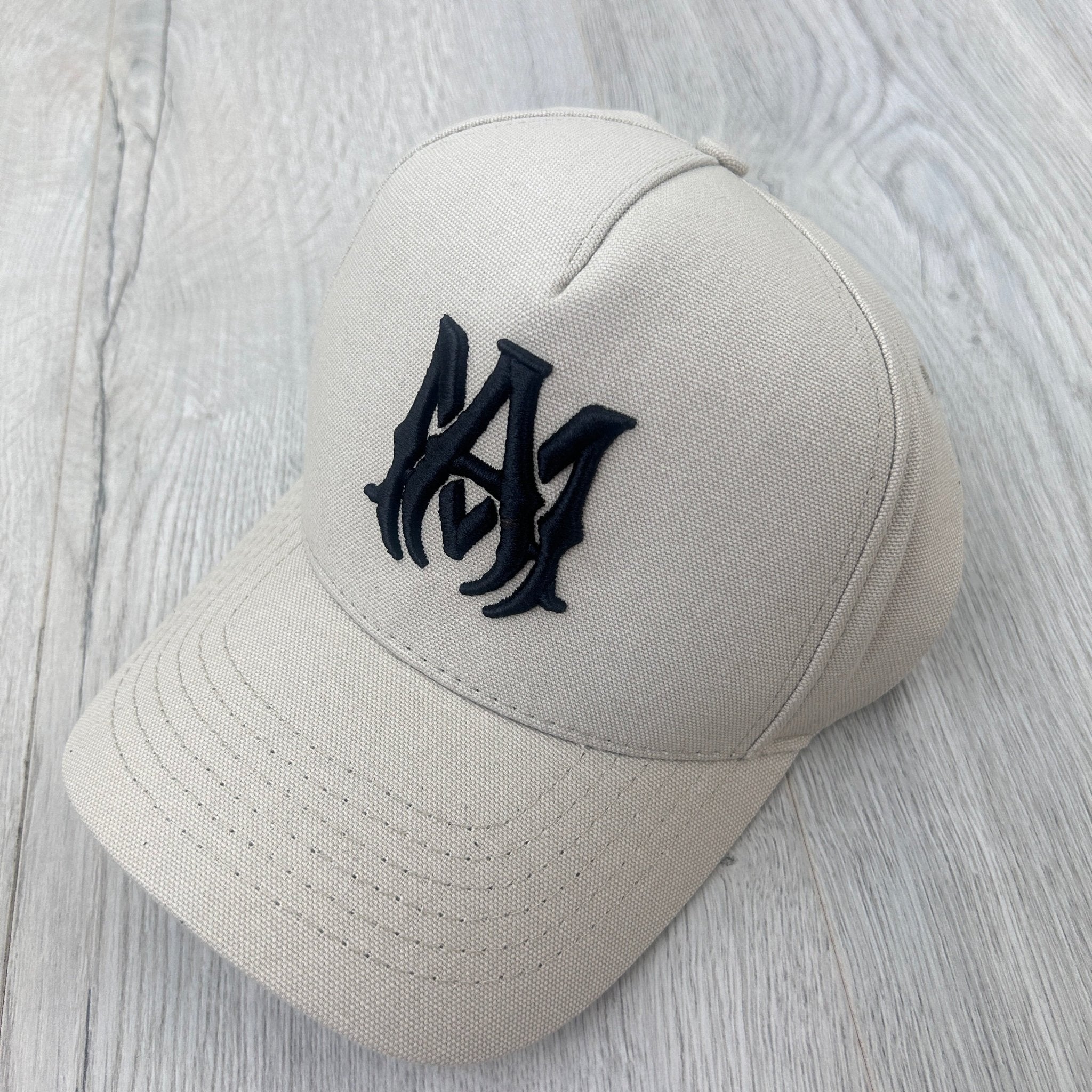 Amiri Men’s Beige MA Logo Full Canvas Cap - Morely TrendsAmiri Type here:)