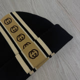 Gucci Men’s Black Wool GG Beanie