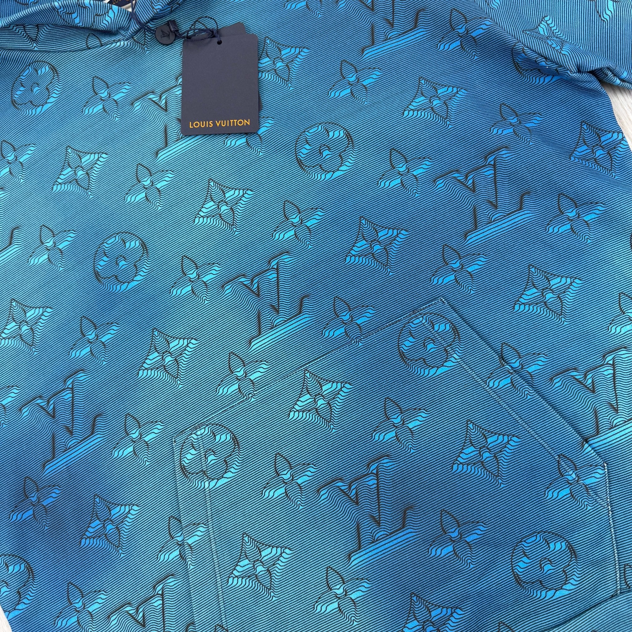 Louis Vuitton Men’s Blue 3D Illusion 2054 Pullover Hoodie - Morely TrendsLouis Vuitton Type here:)