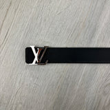 Louis Vuitton Men’s Reversible Brown Monogram / Black 40MM Silver Belt