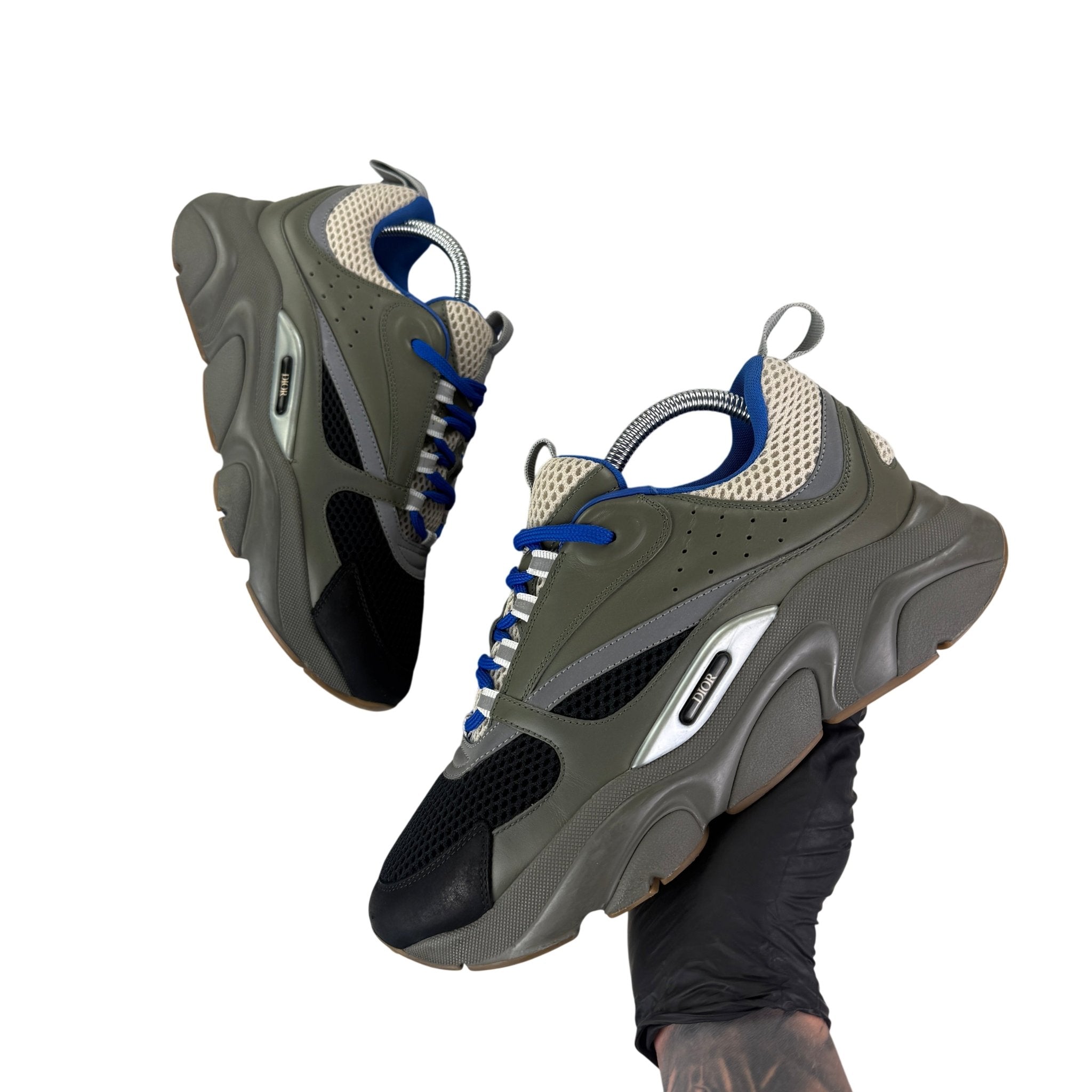 Dior B22 Men’s Khaki & Blue Trainers - 41 (Fit Uk 7) - Morely TrendsDior Type here:)