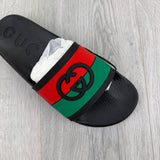 Gucci Men’s Black GG Interlocking Pool Sliders