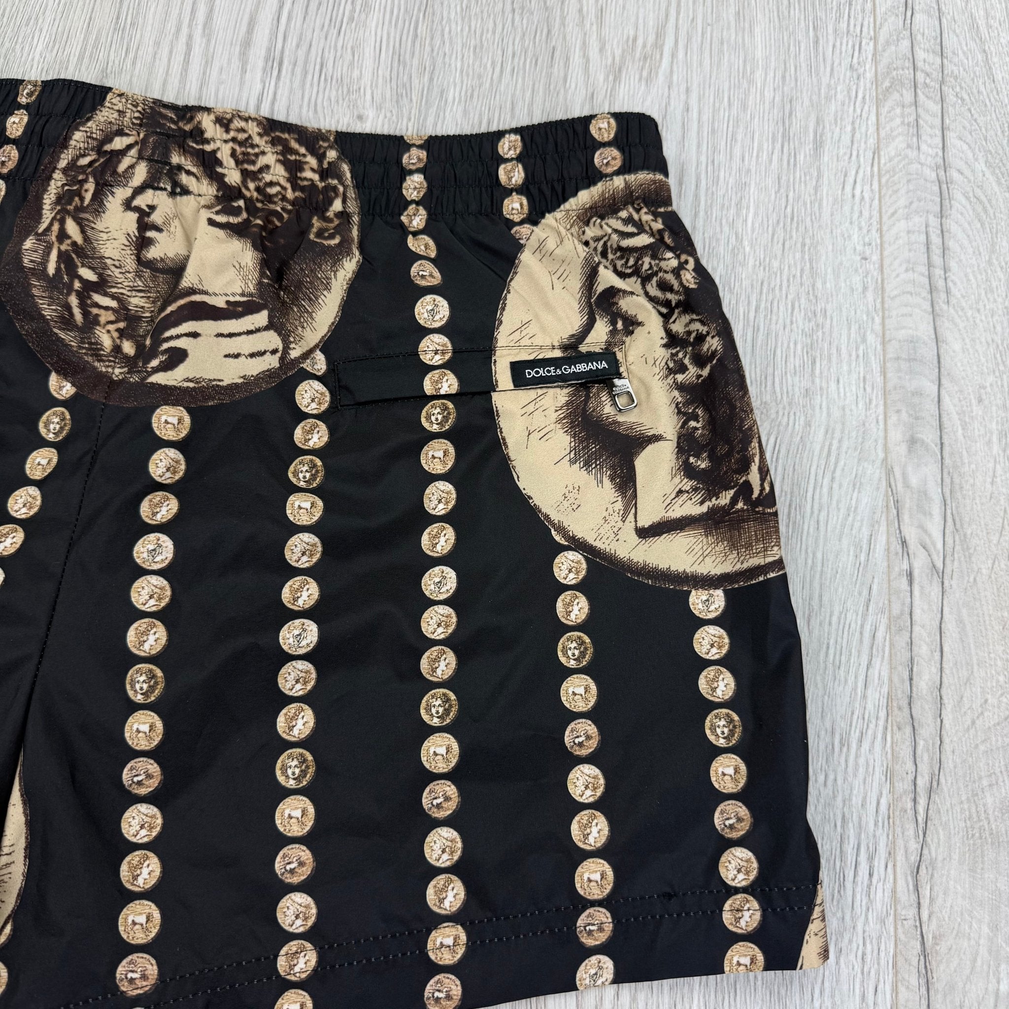 Dolce & Gabbana Men’s Black Logo Small Swim Shorts - Size 4 - Morely TrendsDolce & Gabbana Type here:)