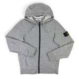 Stone Island Men’s Grey Zip-up Hoodie - Small