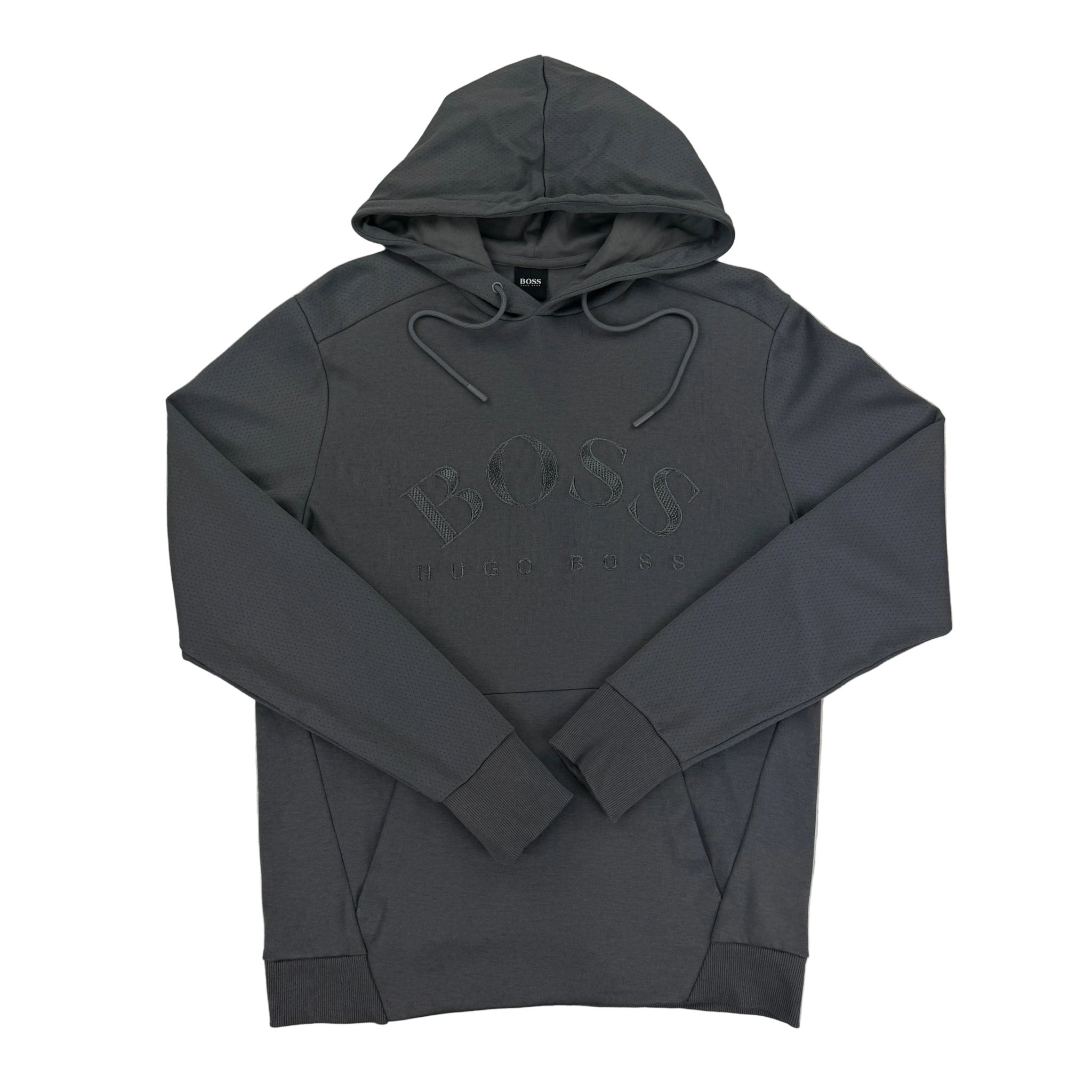 Hugo Boss Men’s Grey Hoodie - Medium - Morely TrendsHugo Boss Type here:)