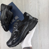 Dior B30 Men’s Triple Black Countdown Trainers - 43 (Uk 9)