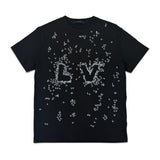 Louis Vuitton Men’s LV Spread Embroidery Black T-Shirt - Small