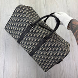 Dior Oblique Jacquard Lingo 50 Boston Bag Travel Bag - Morely TrendsDior Type here:)