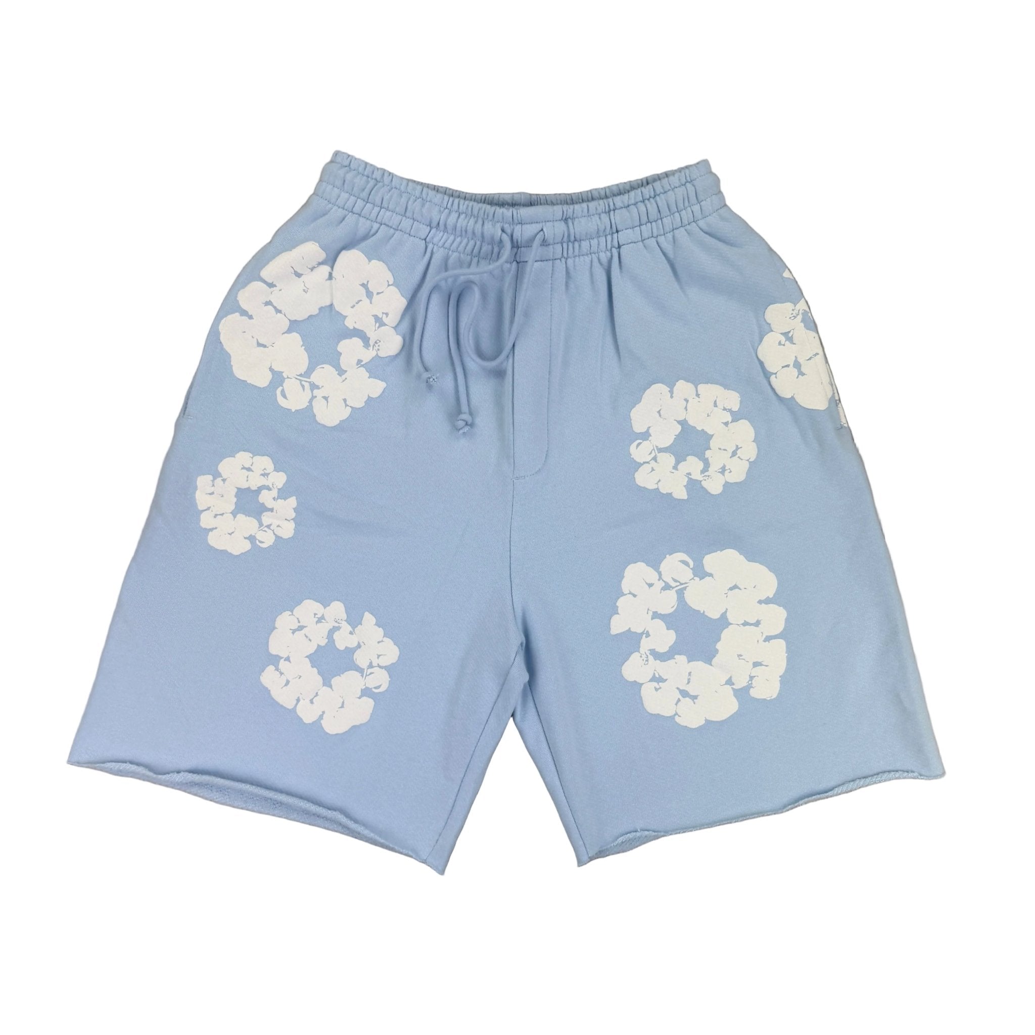 Denim Tears Baby Blue Jersey Shorts - Morely TrendsDenim Tears Type here:)