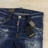 Dsquared2 Men’s Blue Distressed Jeans - 44 (Uk 28)